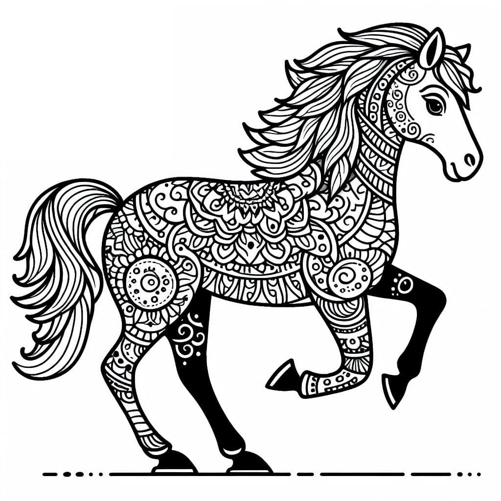 Mandalas Cheval
